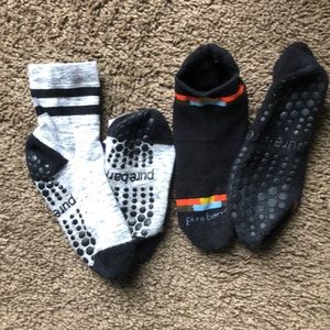 2 pairs of Pure Barre Socks